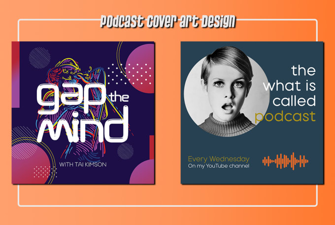 Gig Preview - Design your unique podcast cover art