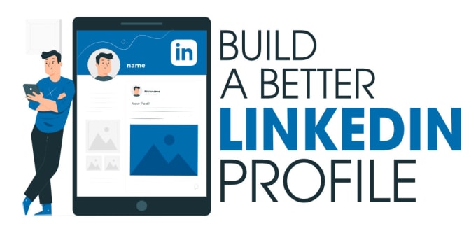 Gig Preview - Improve your linkedin profile in english or in german