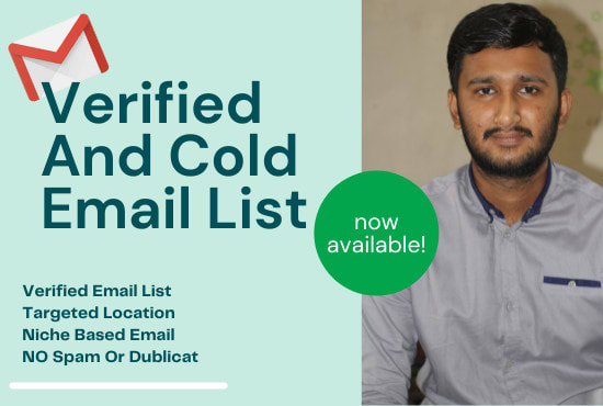 Gig Preview - Do verified and cold email list