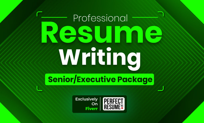 Gig Preview - Professionally craft your senior or executive level resume