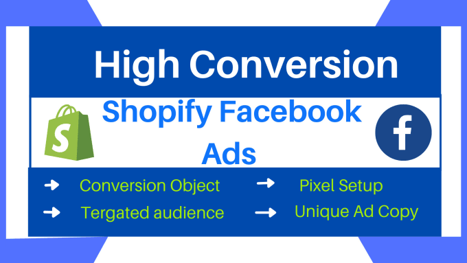 Gig Preview - Create high conversion shopify facebook ads get best  result