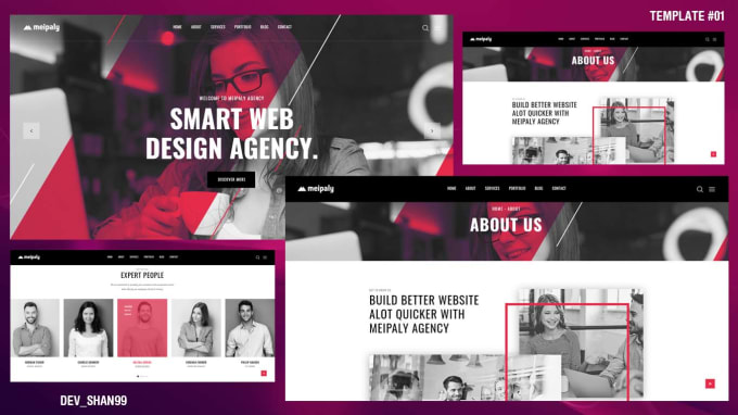 Gig Preview - Develop creative portfolio resume websites