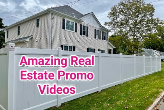 Gig Preview - Make amazing real estate promo videos