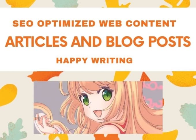 Gig Preview - Write seo friendly article, blog post and web content