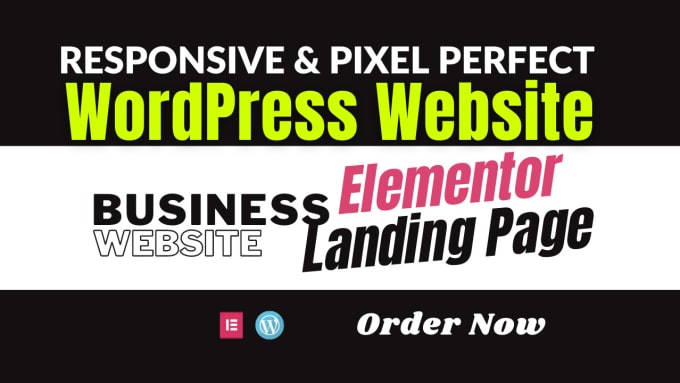 Gig Preview - Build elementor website, elementor pro business website