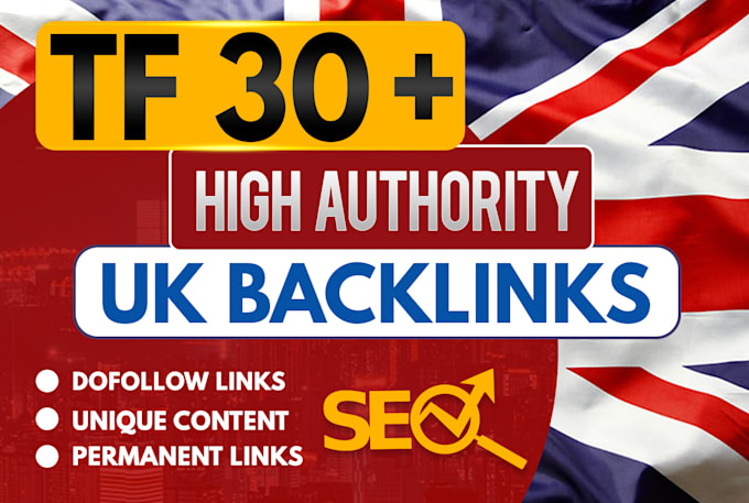 Gig Preview - Creat high tf 30 plus UK SEO contextual backlinks