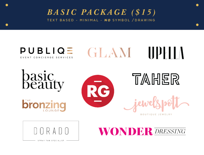 Gig Preview - Design a luxurious fashion or beauty logo in 48 hours