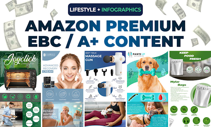 Gig Preview - Create amazon enhanced brand content ebc or a plus content design