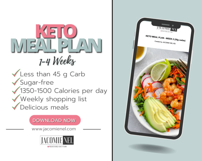 Gig Preview - Give you a keto meal plan for weight loss