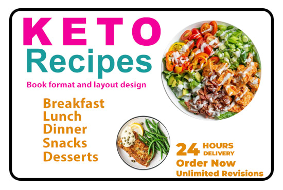 Gig Preview - Provide you keto recipes with ingredients within 24 hours