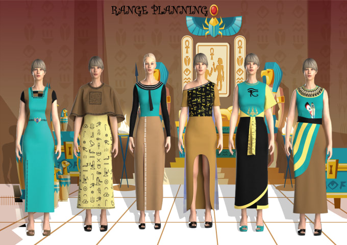 Gig Preview - Create 3d fashion collection