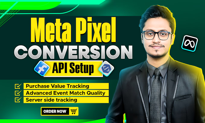 Gig Preview - Fix or setup meta pixel facebook conversion API, ga4 ecommerce tracking with GTM