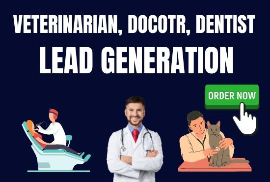 Gig Preview - Do veterinarian, doctor, dentist lead generation from yellow pages