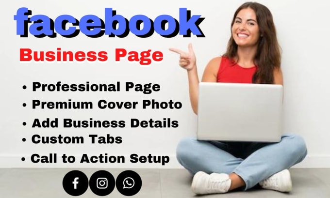 Gig Preview - Create, classic facebook business page, fan setup or design