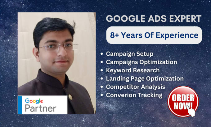 Gig Preview - Setup PPC google ads campaign from scratch conversion tracking