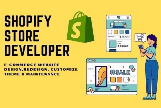 Gig Preview - Be your shopify expert for shopify store,shopify website