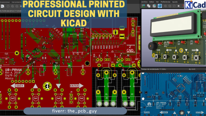 Gig Preview - Design professional pcbs with kicad