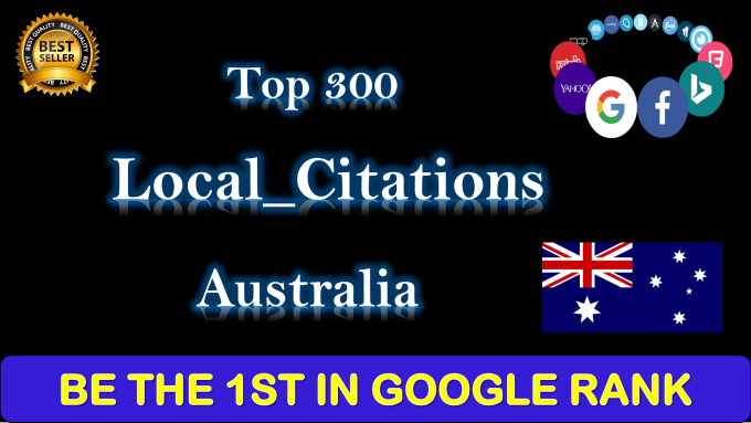 Gig Preview - Do 300 australia best live local citations for local SEO