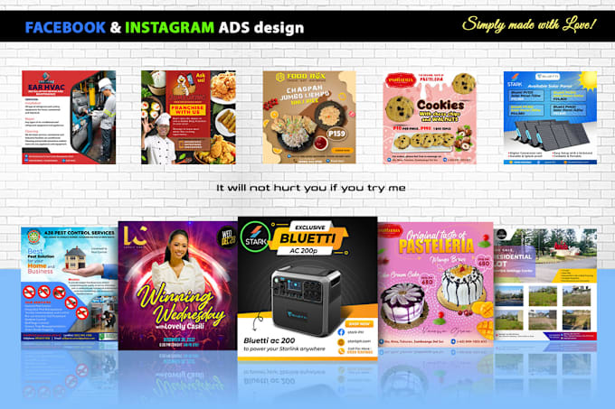 Gig Preview - Design a very engaging fb ads design and instagram design