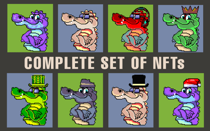 Gig Preview - Build pixel art for your nft art collection that sells