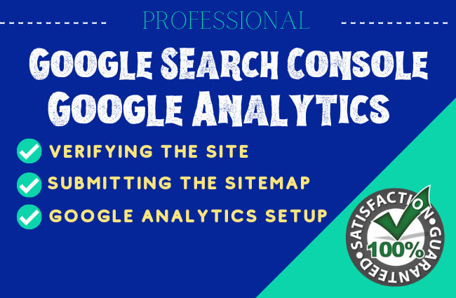 Gig Preview - Setup google analytics, search console, and add spam filters