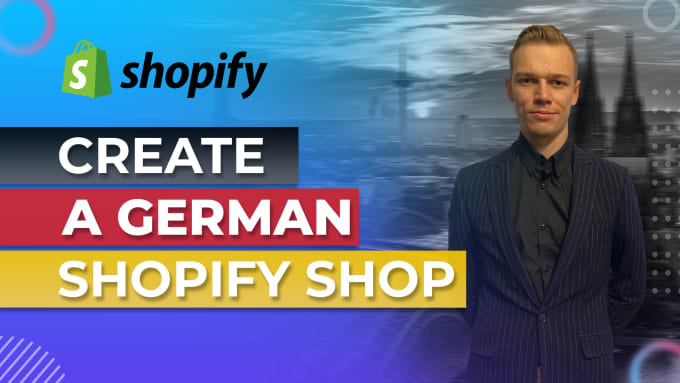 Gig Preview - Create a professional german shopify online shop website