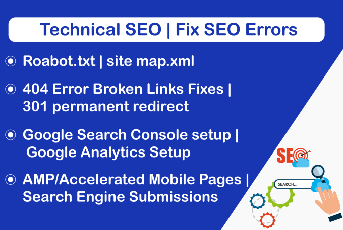 Gig Preview - Do technical SEO fix for your wordpress website