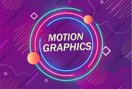 Gig Preview - Create motion graphics in after effect