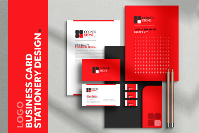 Gig Preview - Logo business card, letterhead, invoice, stationery design