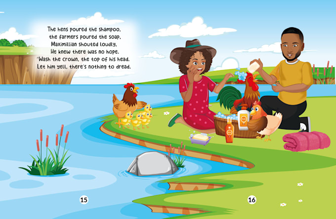 Gig Preview - Create beautiful children book illustrations