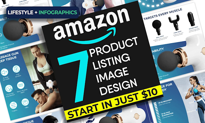 Gig Preview - Do product photo editing for amazon listing pictures infographic