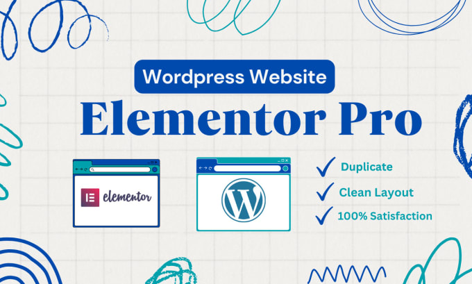 Gig Preview - Migrate your website on wordpress with elementor pro