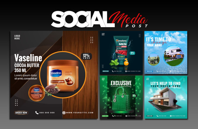 Bestseller - design social media post for instagram facebook