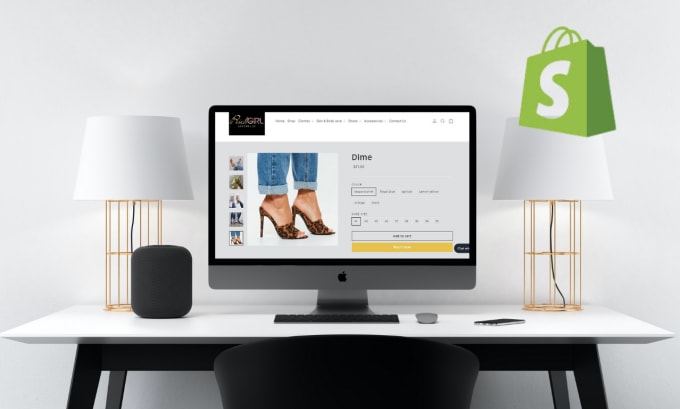 Gig Preview - Create shopify dropshipping store, shopify website design or revamp