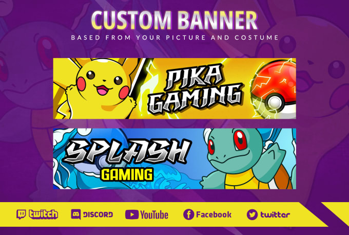 Gig Preview - Do a cartoon dope banner for your streaming