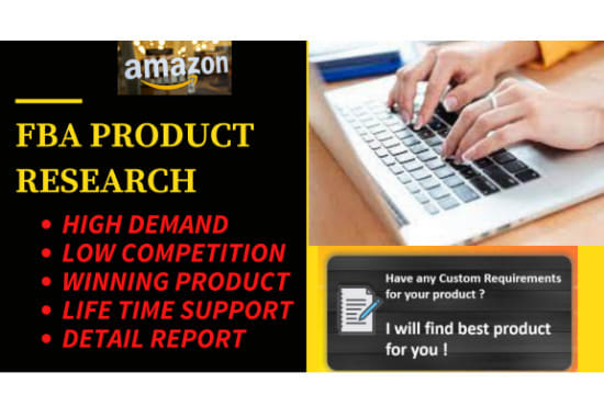 Gig Preview - Do amazon fba private label product research, product hunting