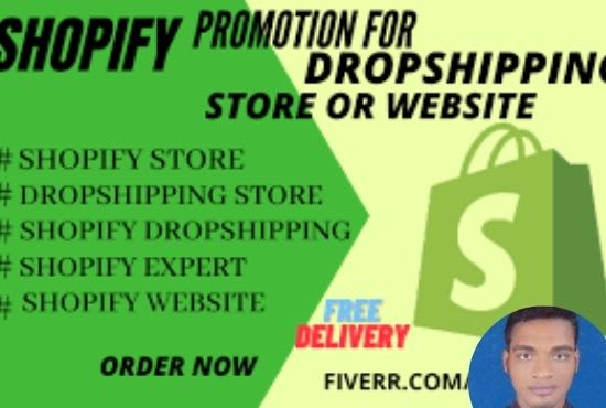 Gig Preview - Create one product shopify store, dropshipping website