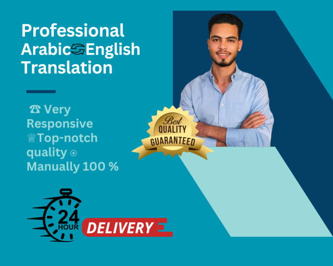 Bestseller - translate arabic to english, english to arabic within 24