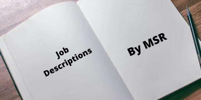 Gig Preview - Write best job descriptions