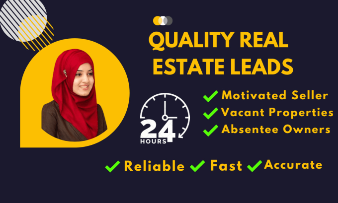 Gig Preview - Generate quality real estate leads with skip tracing