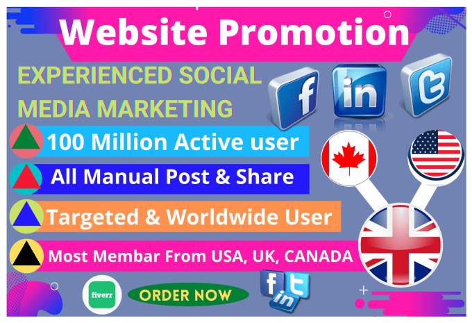 Gig Preview - Promote and advertise website, product, amazon or any link on social media