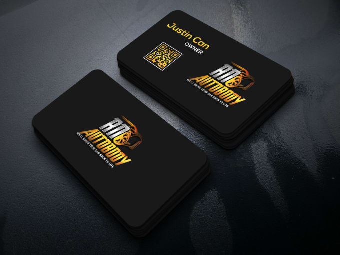 Gig Preview - Design metal card business card for you