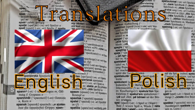 Gig Preview - Do quick and spotless translations to and from polish