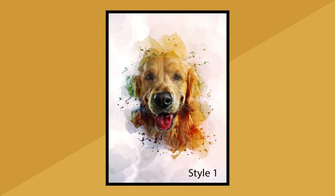 Gig Preview - Create realistic portrait illustration of your pets