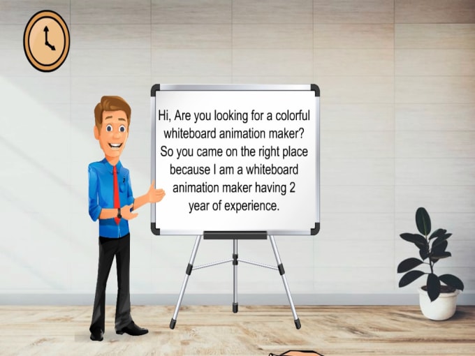 Gig Preview - Create colorful whiteboard animation explainer videos