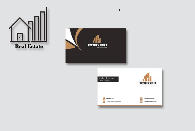 Gig Preview - Design custom professional business card with unique logo