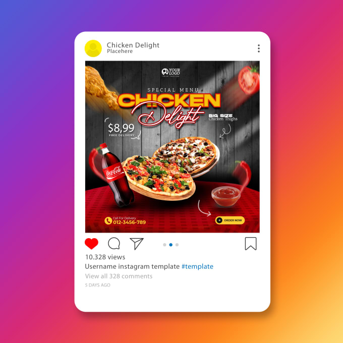 Gig Preview - Design attractive social media instagram and facebook posts