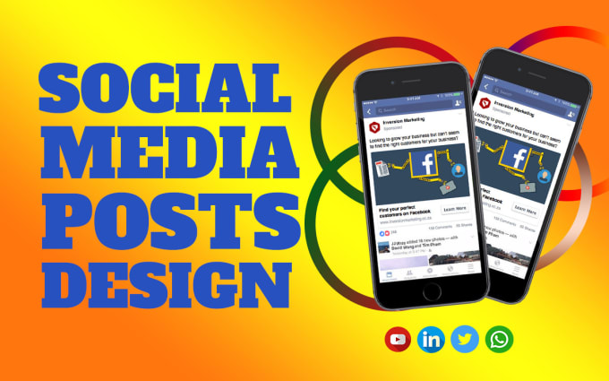 Gig Preview - Design energetic social media posts for your business