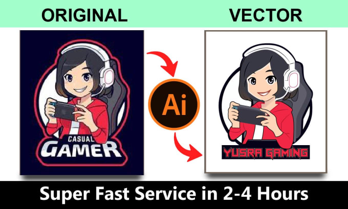 Gig Preview - Do vector tracing,  image to vector, logo tracing