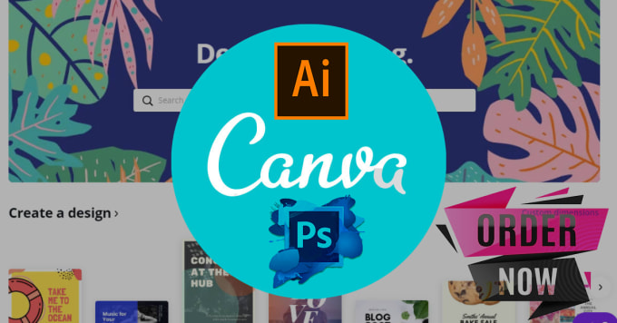 Gig Preview - Design anything using canva in 12 hours